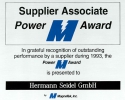 1993 - Supplier Associate Power Award der MagneTek, Inc.