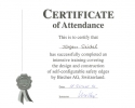 1994 - \'Certificate of Attendance\' durch die Bircher AG Switzerland
